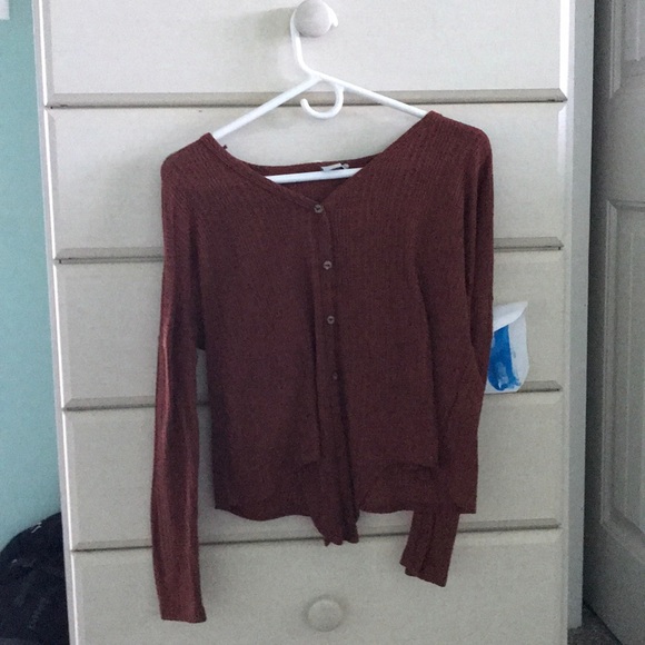 Cute button up..! Rust color and perfect for fall! - Picture 2 of 5